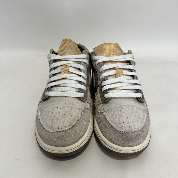 Nike Suede Athletic Shoes in Brown and Cream - Picture 2 of 12